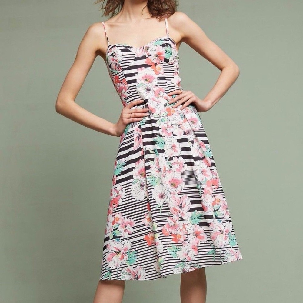 Anthropologie Russe Floral Dress By Yumi Kim $218